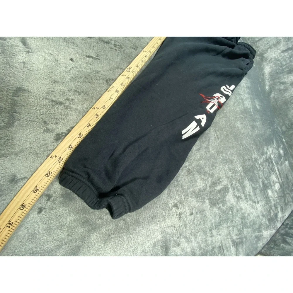 Nike Jordan Pants Mens 2XL XXL Flight Essentials Fleece Baseline Black Joggers
